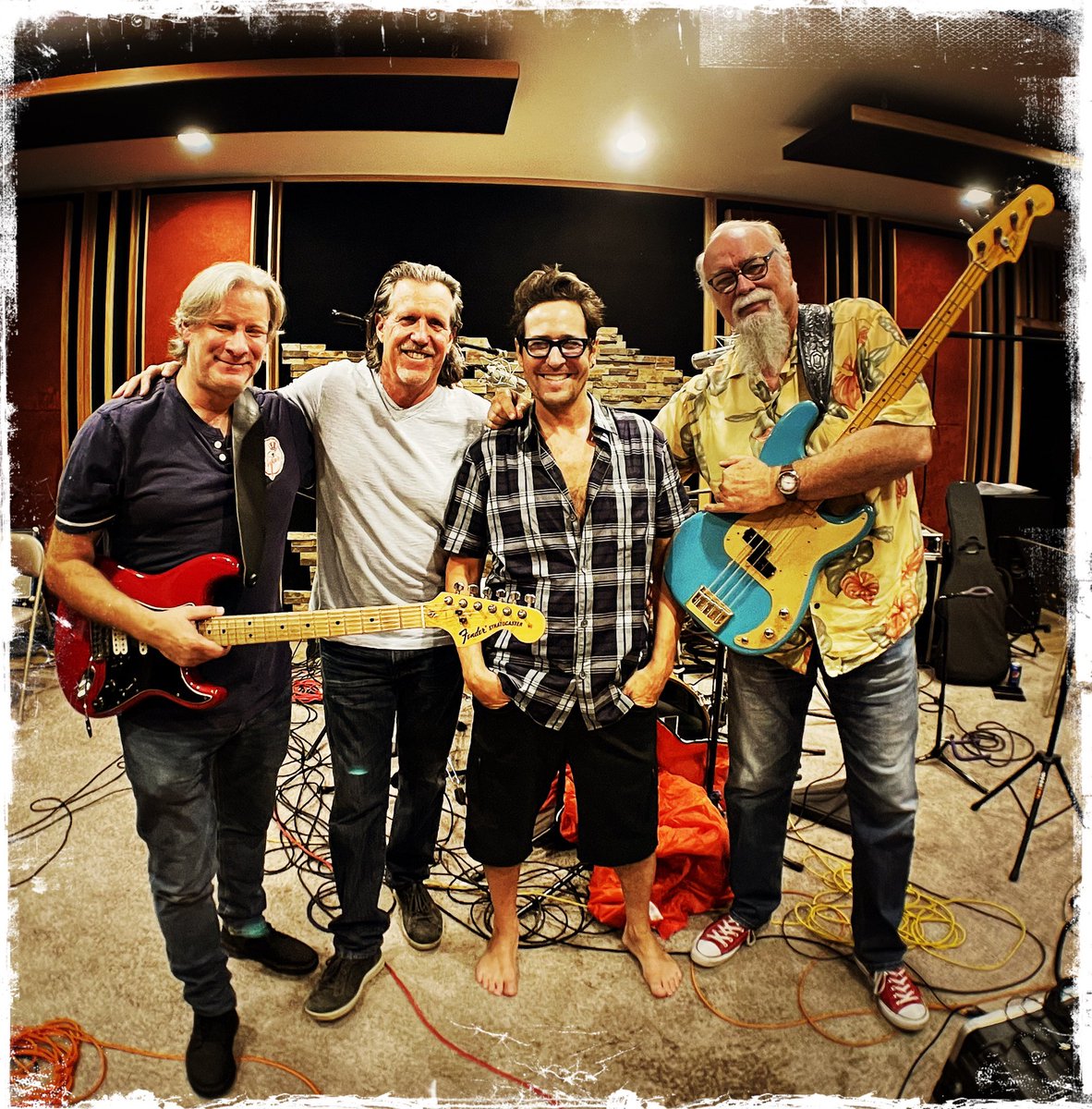 RobMorrow_'s tweet photo. Laying down some fun tracks w/ #michaeljonstern @KevinWachs #ChadWatson #rockcellarstudios @TheTribeBand1 #laurireimer 
More to come…. https://t.co/XurI2YJ2NS