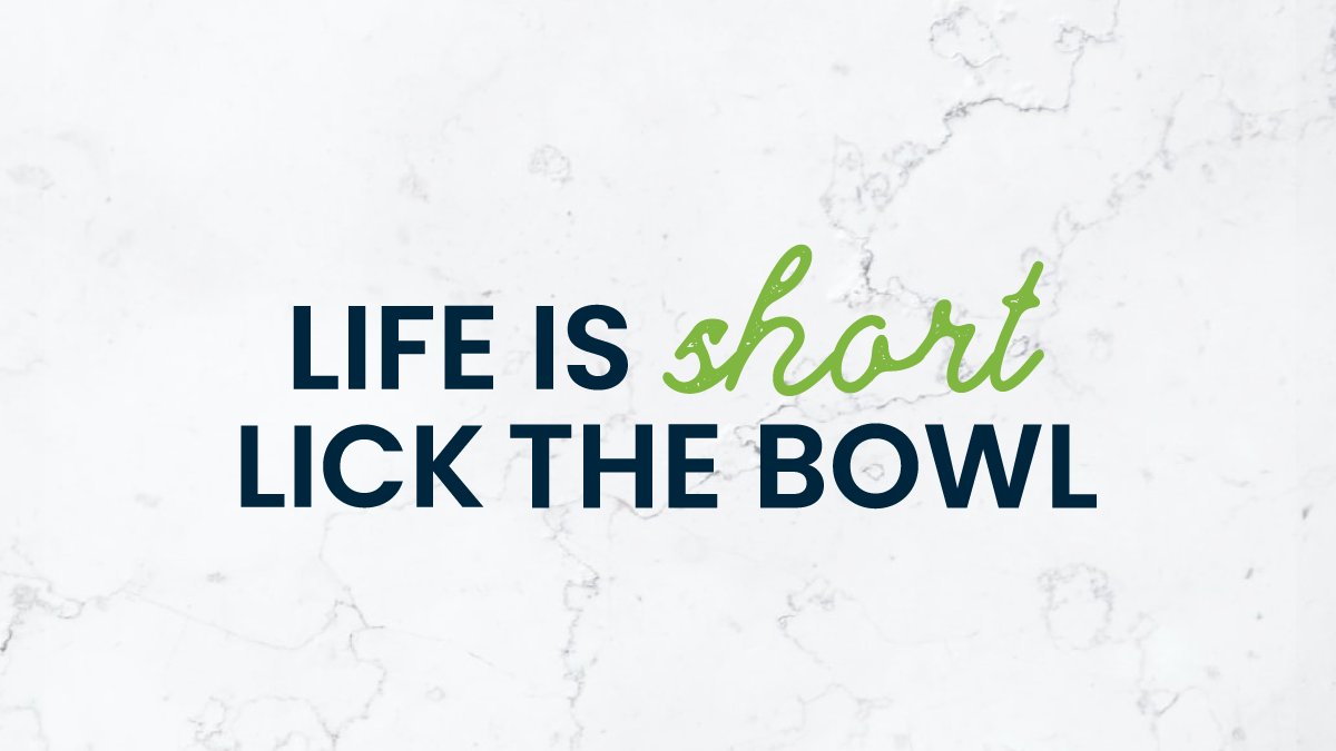 DelFrescoPure's tweet photo. Life is too short to not enjoy the extra deliciousness!
#CookingQuote #DelFrescoPure #GreenhouseGrown #GrowingInEverySeason #Baking #Dessert #Delicious https://t.co/ZDALN0ecM5
