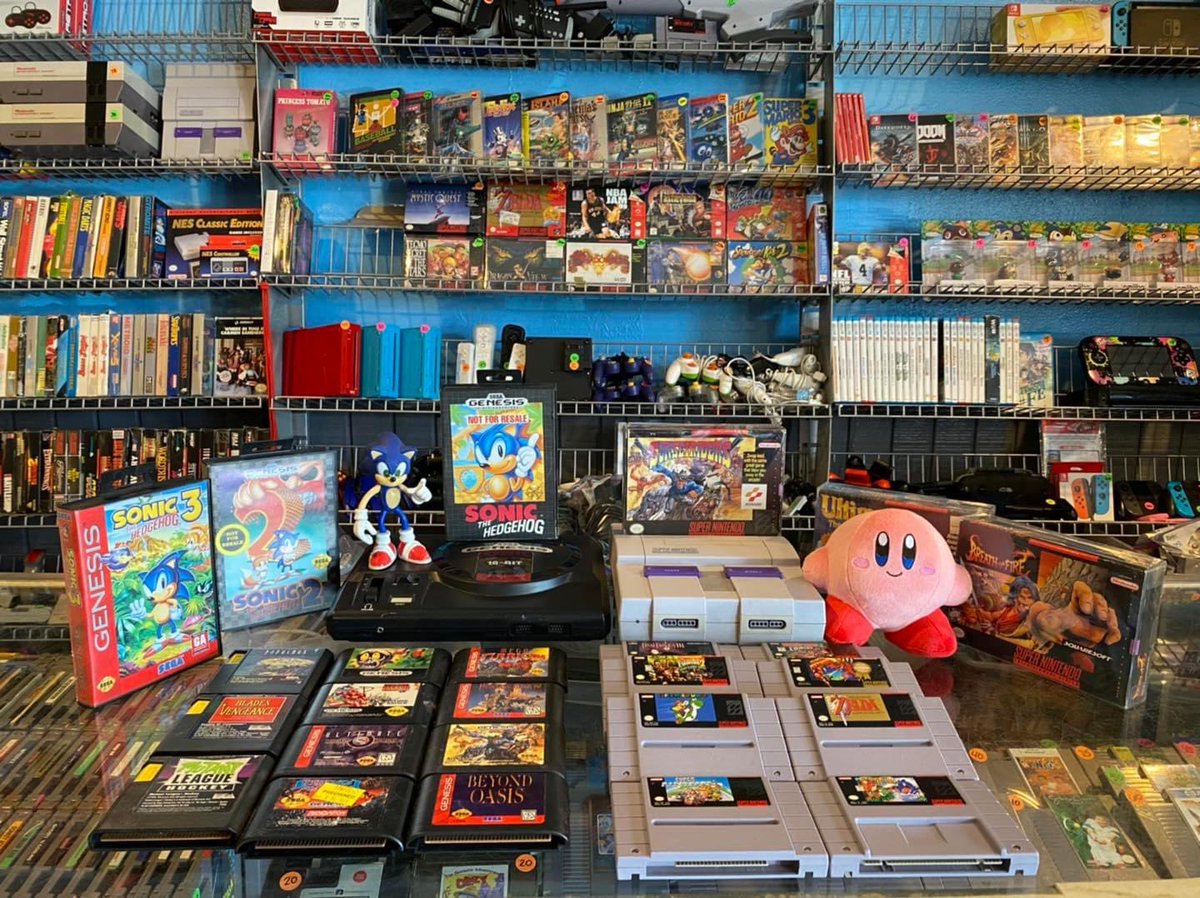 Arguably, the greatest gaming rivalry of all time had to be between the Genesis and the SNES! 

Which is your preferred system and why? Let us know! 

Tons to choose from, so stop by and grab some of your favorites today until 6pm!