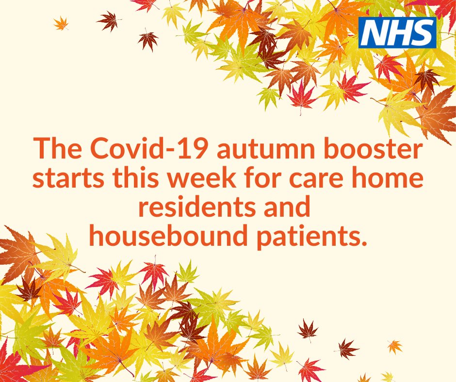 Covid-19 vaccines are vital for protecting the population of #Kent and #Medway and remain the best defence against the virus 💉💙 The autumn booster programme starts this week with care home residents and people who are housebound. Find out more➡️ ow.ly/o76G50KAotu