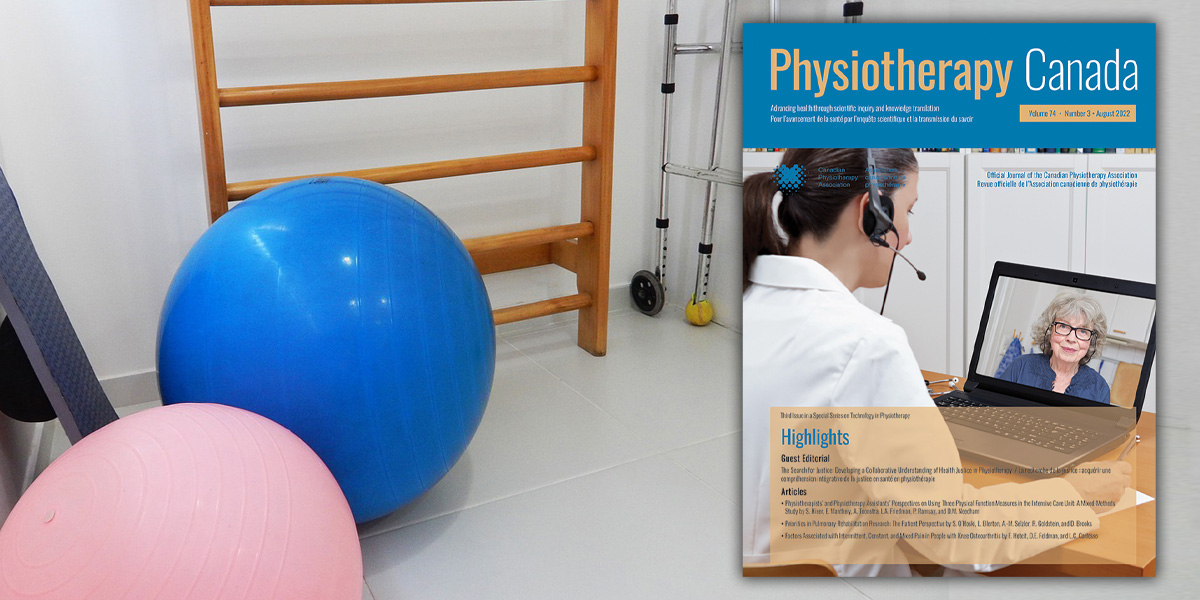 Read the guest editorial “The Search for Justice: Developing a Collaborative Understanding of Health Justice in Physiotherapy” in the new issue of Physiotherapy Canada now online! - bit.ly/PTC743a

<a href="/PhysioCan/">Canadian Physiotherapy Association</a> <a href="/ONTPhysio/">OPA</a> <a href="/physiotalk/">physiotalk</a> <a href="/physiopedia/">Physiopedia</a> <a href="/physio_guru/">PhysioGuru</a> <a href="/PhysioMACP/">MACP</a>
