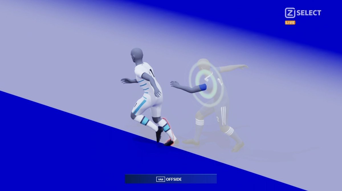 PoorEPLreferees's tweet image. New champions league VAR graphic. I'm impressed. Need it in the Prem ASAP