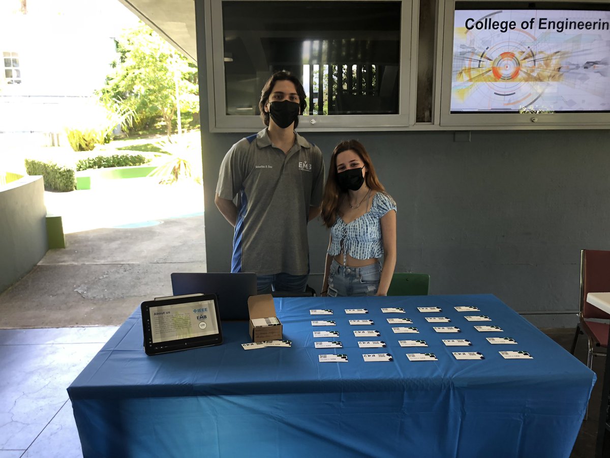 EMBuprm's tweet photo. Durante el día de hoy la EMBS llevó a cabo su Info Table en el lobby de Stefani. Agradecemos siempre el apoyo y la oportunidad de llevar el interés por la Bioingeniería y la Ingeniería Biomédica al estudiantado de nuestra universidad. 

#NextStepInHumanScience https://t.co/8azwOtppBm