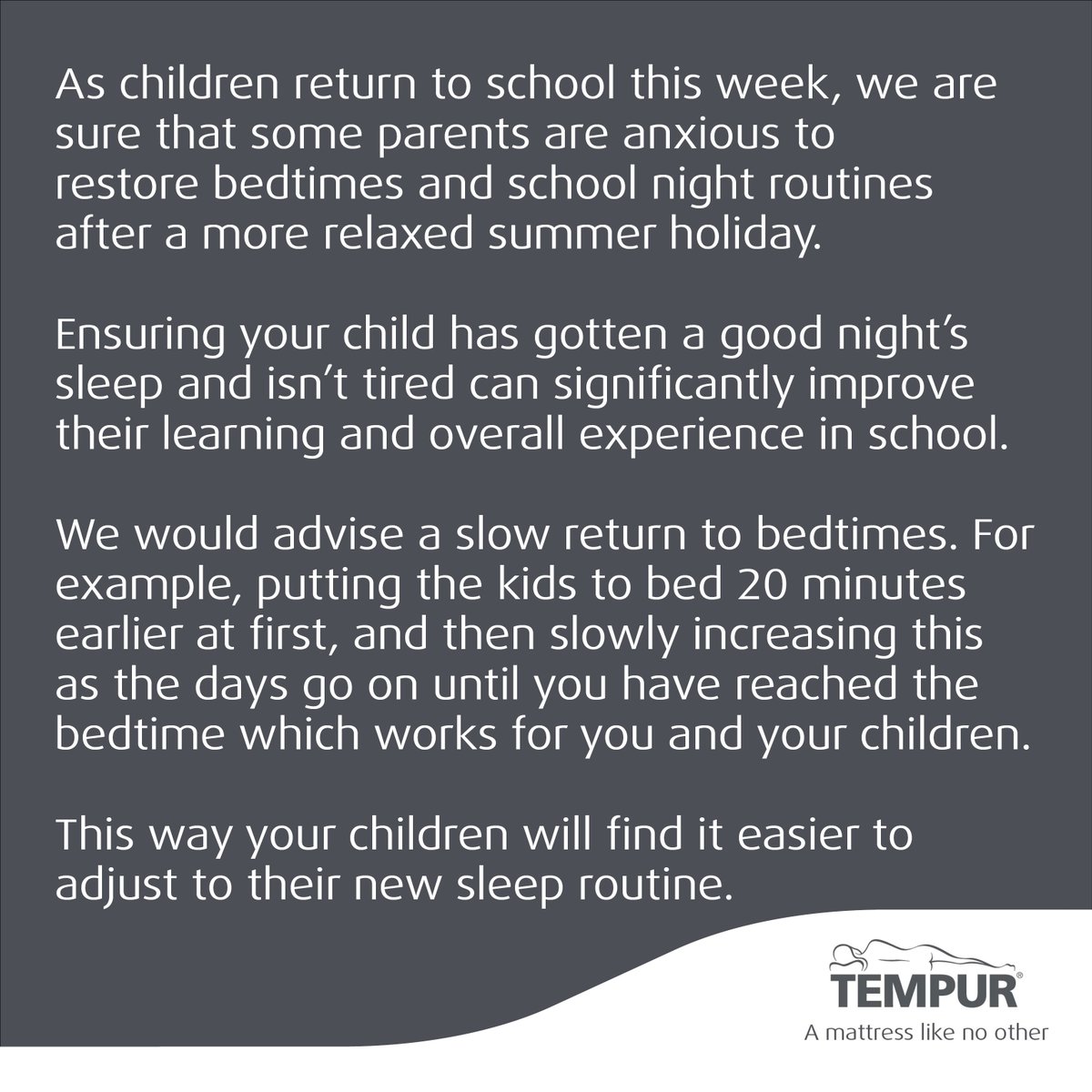 How are your kids adapting to the return of bed time?