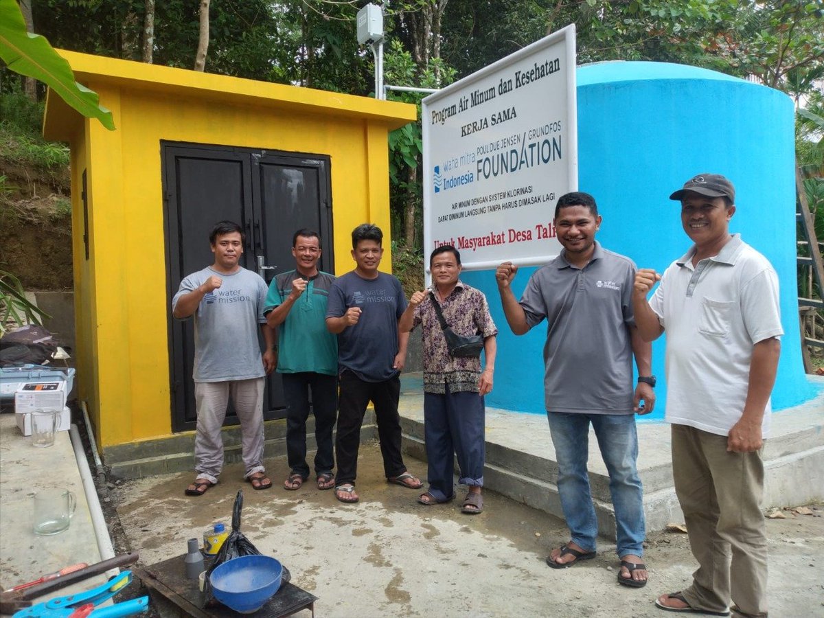 way_mitra's tweet photo. Finally, more than 500 residents in Talio Community, Nias Island,Indonesia have access to safe water. This program supported by @PDJF_dk &@water_mission /@waha_mitra #waterbuilds #hope https://t.co/FsA3bhz8lp