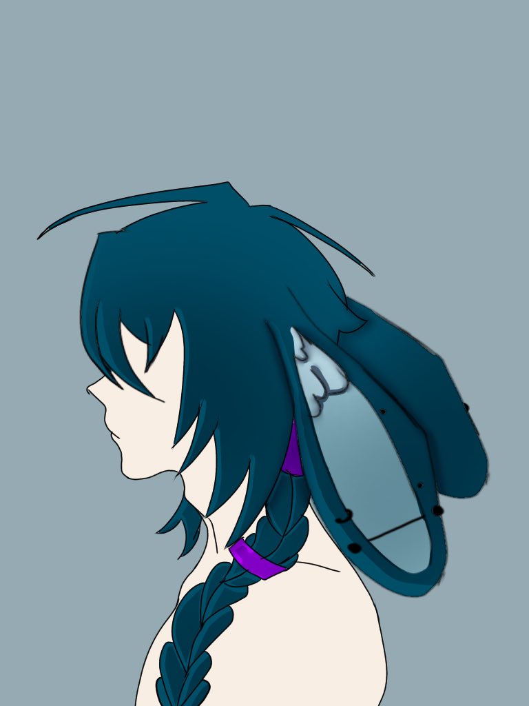 Lucien_bish's tweet photo. There we go. The official art of my boy Wither. I'm still debating about the bunny ears and how to make them look right with his hair. But enjoy! 
#VTubers #officaldesign #vtubermodel #digitalart https://t.co/mNd2wrNGCd