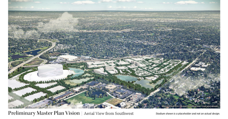 ChicagoBears's tweet photo. An update on Arlington Park: