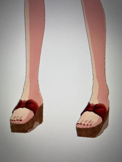 リボンサンダル! 
