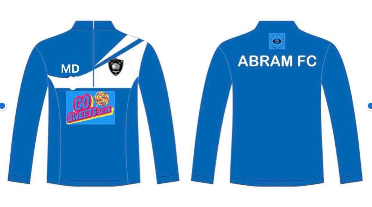 abramsaturdays's tweet image. Massive shout-out to gosweets for sponsoring the lads new training tops much appreciated