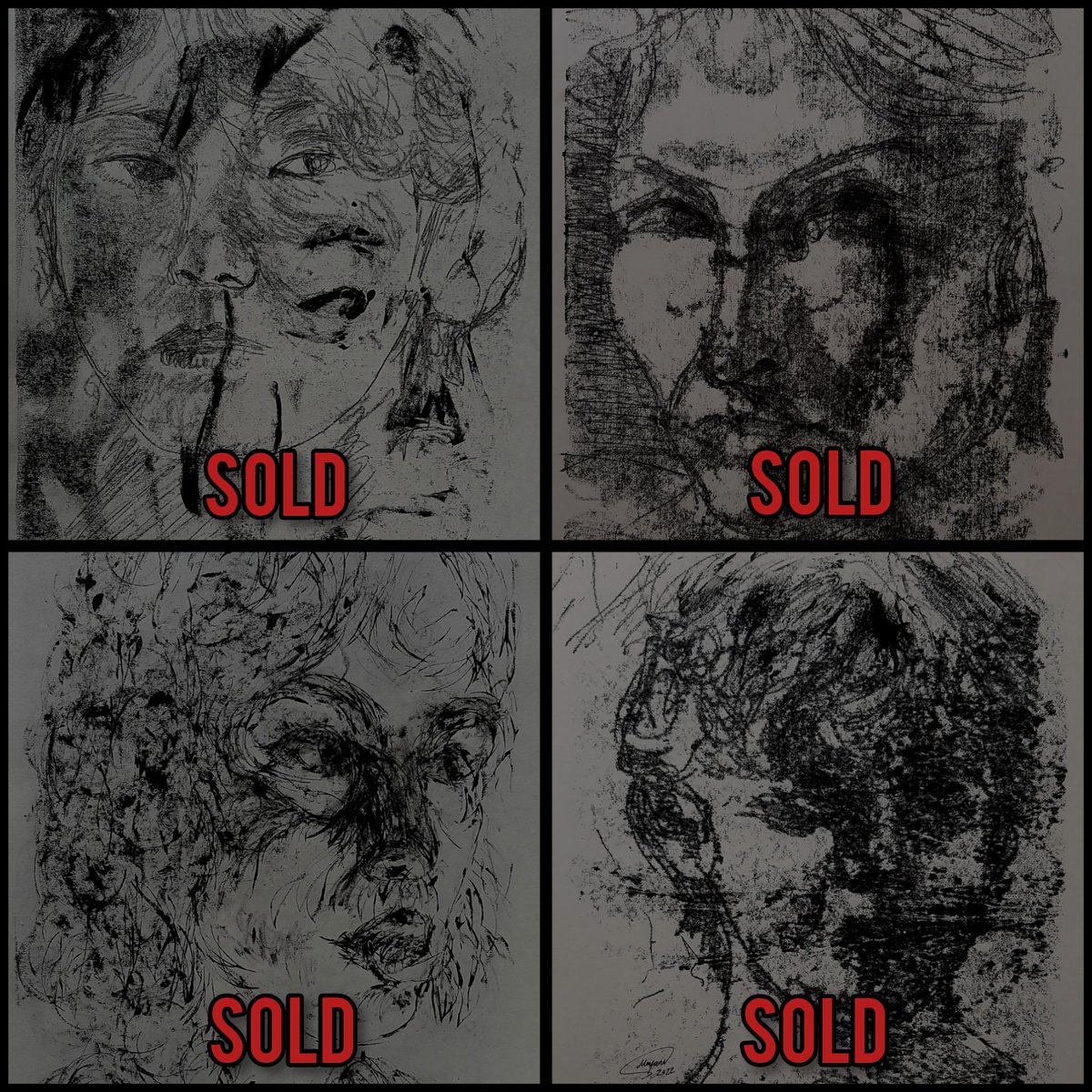 Maryam_nzri's tweet photo. 🔴🔴 New drops on Objkt 🔴🔴

As the Faces collection had been sold out, i decided to add more pieces to it🔥💥

Physical artworks
Monotype on paper

🔺️1/1 Edition
🔻10 $XTZ 

#tezos #tezosart #tez #tezoscommunity #NFTs https://t.co/p8tMhLqL0Y