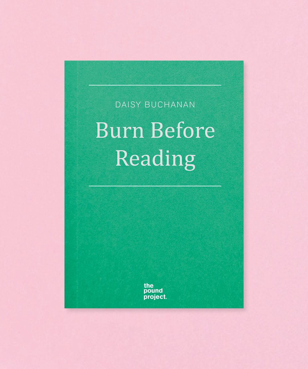 _pound_project's tweet photo. Introducing our new project with Daisy Buchanan (@NotRollergirl): Burn Before Reading - an exclusive book on stress, survival and the healing power of books. Only available now until September 27th, and featuring a special foreword by @Isysuttie
More: https://t.co/AWlL3rafQJ https://t.co/uIs1fXuauG