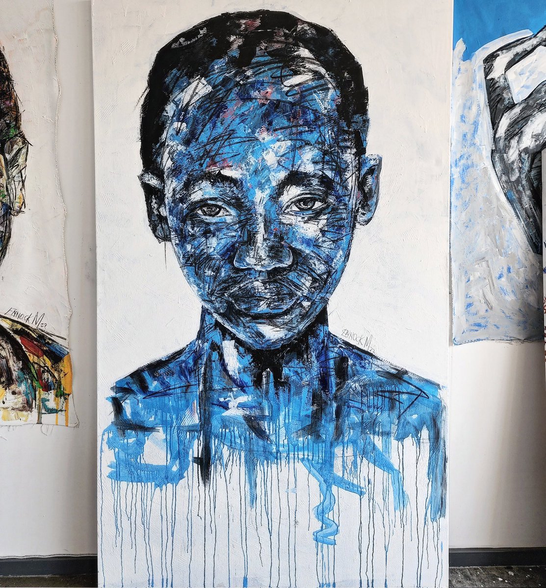 Feeling blue 💙 
2.5m x 1.5m 
Available for sale 
0788230301