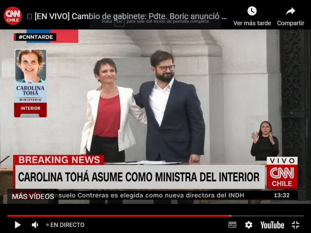 La #HistoriaSeRepite #AyeryHoy Como Cayó El Gbno. del Pdte. #SalvadorAllende y #JoséTohá #MinistroInterior Ayer y Hoy Un #CambioDeGabinete Gbno. Pdte. #GabrielBoric y #CarolinaTohá #MinistraInterior #VivaChile 🇨🇱#VivaElRechazo al #MamarrachoConstitucional 🟪 #LaMoneda #Izkia