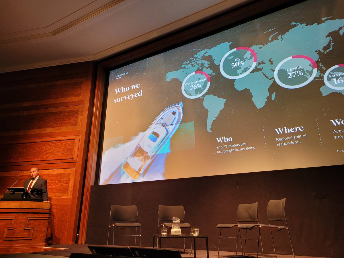 Reporting live from the <a href="/FT/">Financial Times</a> New Shape of Luxury whitepaper launch <a href="/htsi/">HTSI</a> <a href="/Walpole_UK/">Walpole British Luxury</a> <a href="/areniglobal/">ARENI Global</a> <a href="/RIBA/">Royal Institute of British Architects</a>