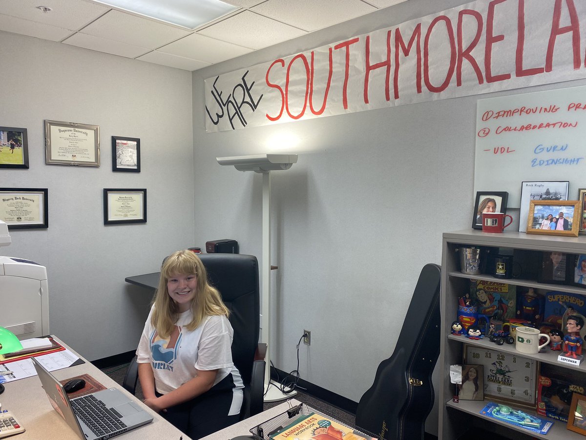 danielclara8's tweet photo. This week’s Super Scottie in the Big Chair is Faith Tarr. Faith is active in many organizations including marching band and cheerleading. Go Scotties!
@SdSouthmoreland @SouthmorelandH1 #WeAreScotties https://t.co/7gxPIxNM1Q