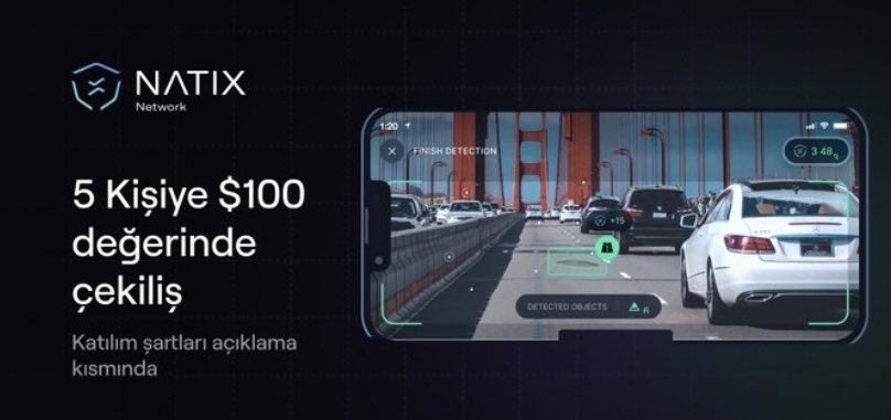 borsaressami's tweet photo. 5 kişiye $100 dağıtıyoruz  🎁

NATIX Network, araba sürerken para kazanabileceğiniz bir Move-to-Earn web3 projesidir 🚀

👉Beni ve @NATIXNetwork'u takip et
👉Rt &amp; Like
👉Telegram kanalına katıl https://t.co/yee3hkjgpG 

- Whitelisted olma şansını yakala (https://t.co/hBqi90xlDW) https://t.co/QsqSxK9QXg