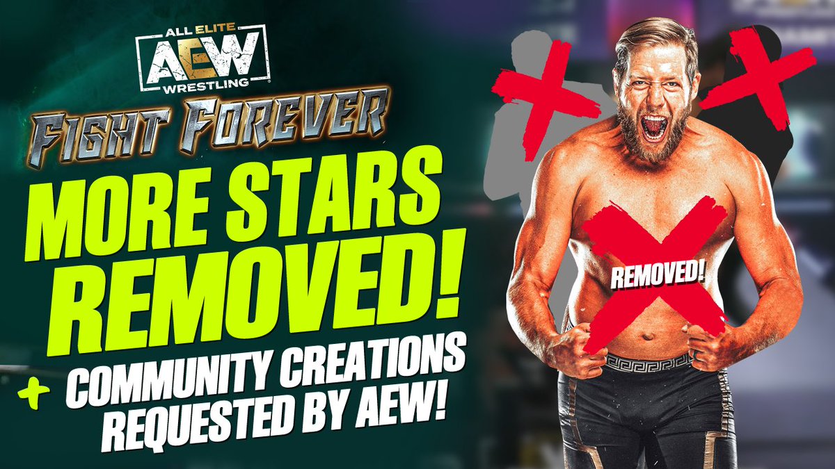 AEW Fight Forever: More Stars Removed, Community Creations Being Added? Current Game Status &amp; More!
youtube.com/watch?v=EUCSV3… via <a href="/YouTube/">YouTube</a>