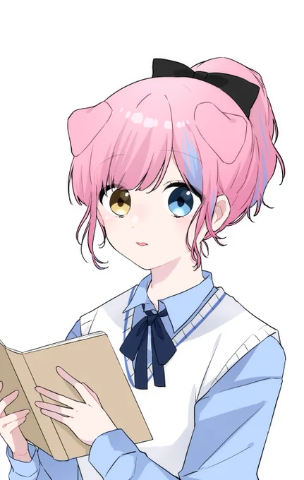 ポニーテールりいこちゃん若干のウェーブがかってるの天才的に可愛かったです、、、#ダチ部 #りいぬぎゃらりー 