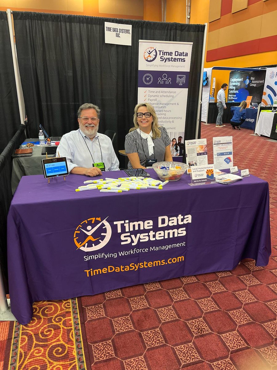 AZ SHRM 2022 - Connecting with Arizona HR Professionals. #hr #shrm #azshrm #timedatasystems #payrollsolutions