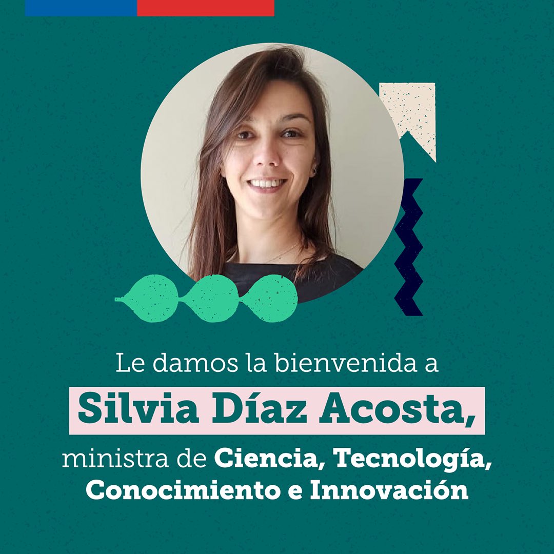 min_ciencia's tweet photo. Damos la bienvenida a la ministra de Ciencia, Tecnología, Conocimiento e Innovación, doctora Silvia Díaz Acosta. https://t.co/56cHk6Qkac