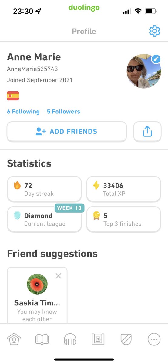Alweer een jaartje #Spaans aan het leren met #duolingo #habloespañol