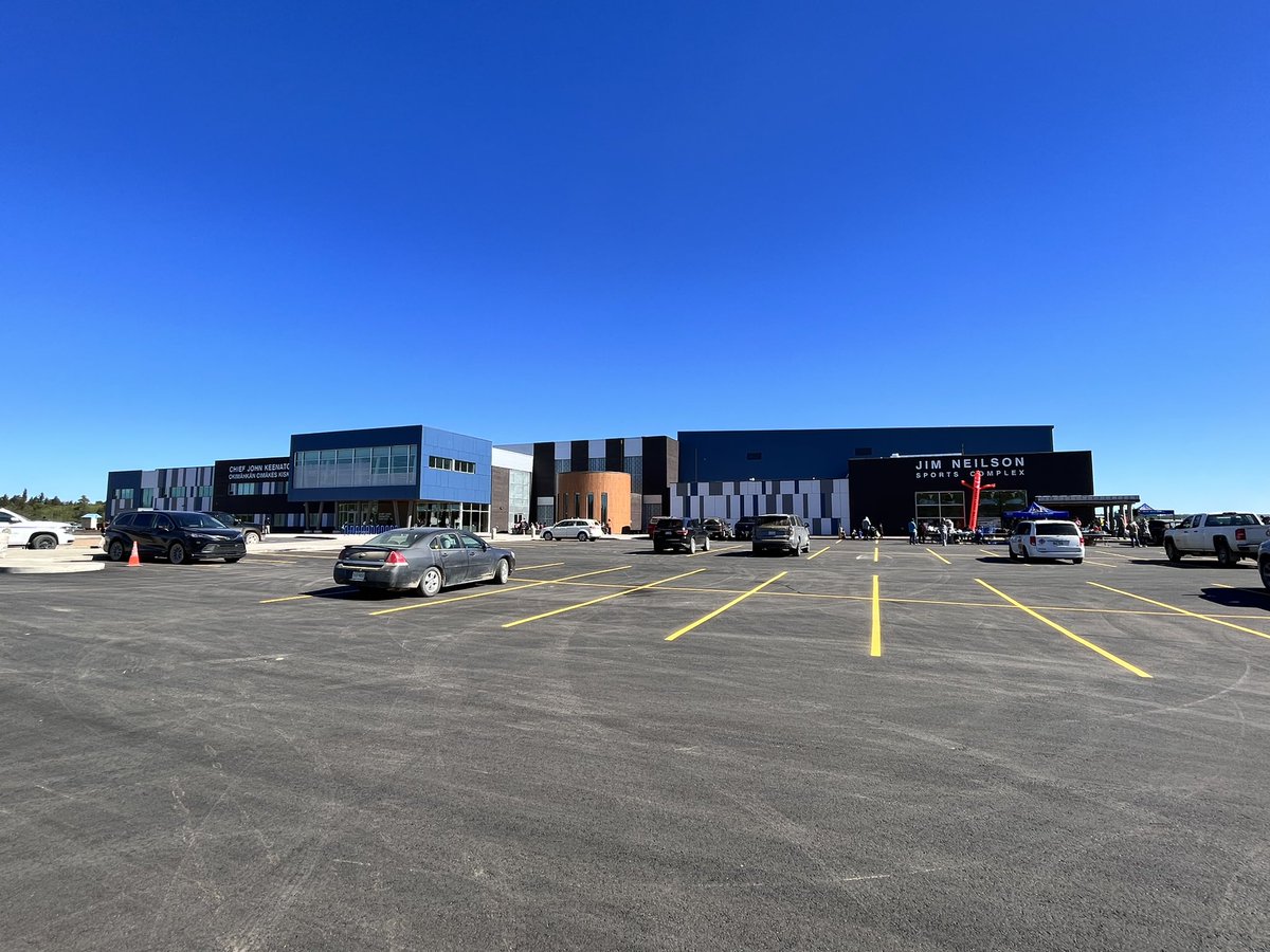 We are honoured to be guests here on Big River First Nation on Treaty 6 land to play the first ever hockey game at the brand new Jim Neilson Sports Complex.