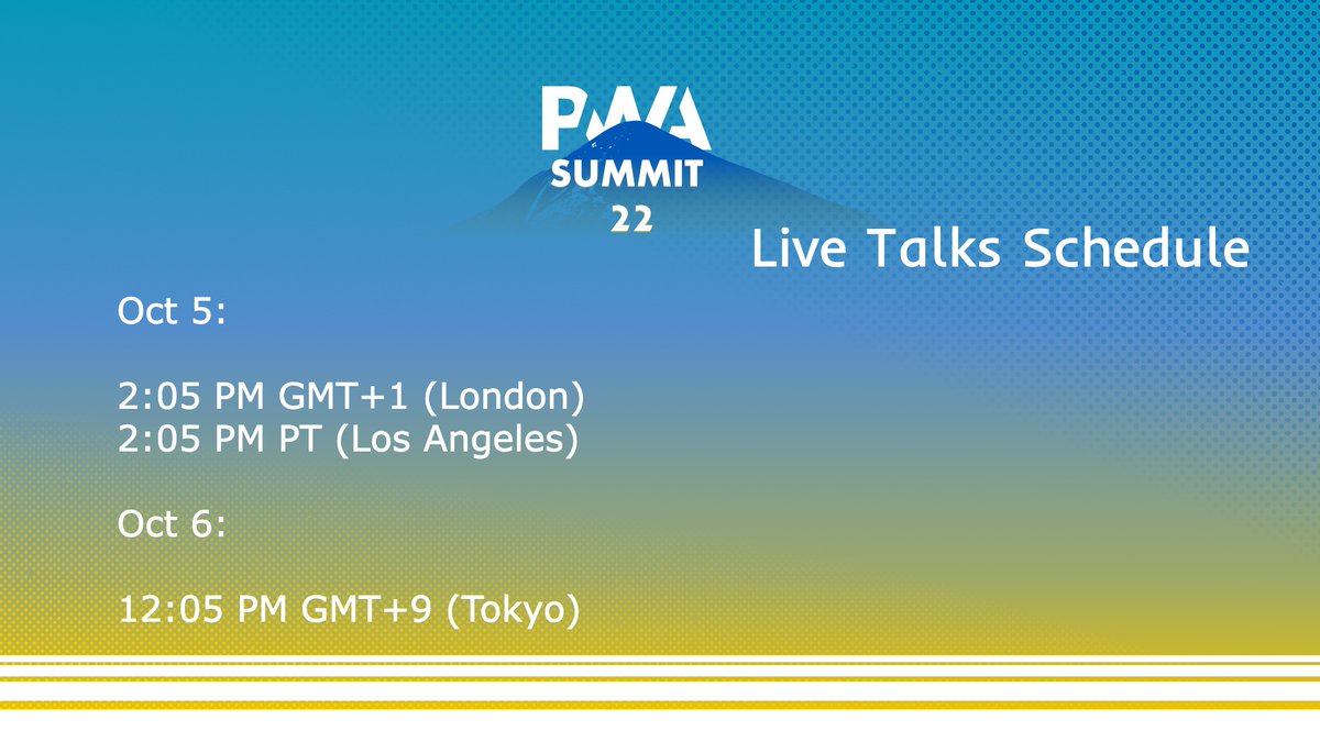 workboxjs's tweet image. PWA Summit is happening in a month! Register today ti.to/pwasummit/2022
Attend via livestream in the schedule that works best for you!