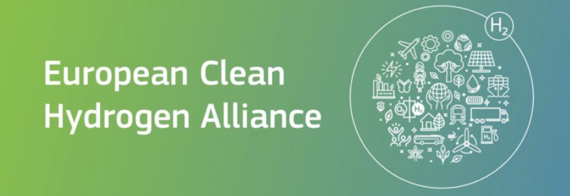 AriceAmice's tweet photo. Today BlueRevo became a member of the European Clean Hydrogen Alliance! The Alliance brings together over 1600 stakeholders to facilitate the deployment of clean hydrogen and the creation of an integrated EU hydrogen economy.  #BlueRevo = 
#BiodegradableResiduelWaste to #Hydrogen https://t.co/HXScWlCyzz