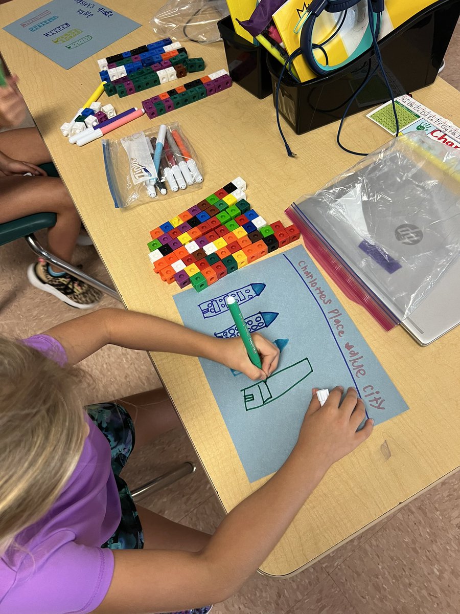 VMEfirstgrade's tweet photo. We loved designing our Place Value City @VMEPatriots https://t.co/xDI52Fkk9H
