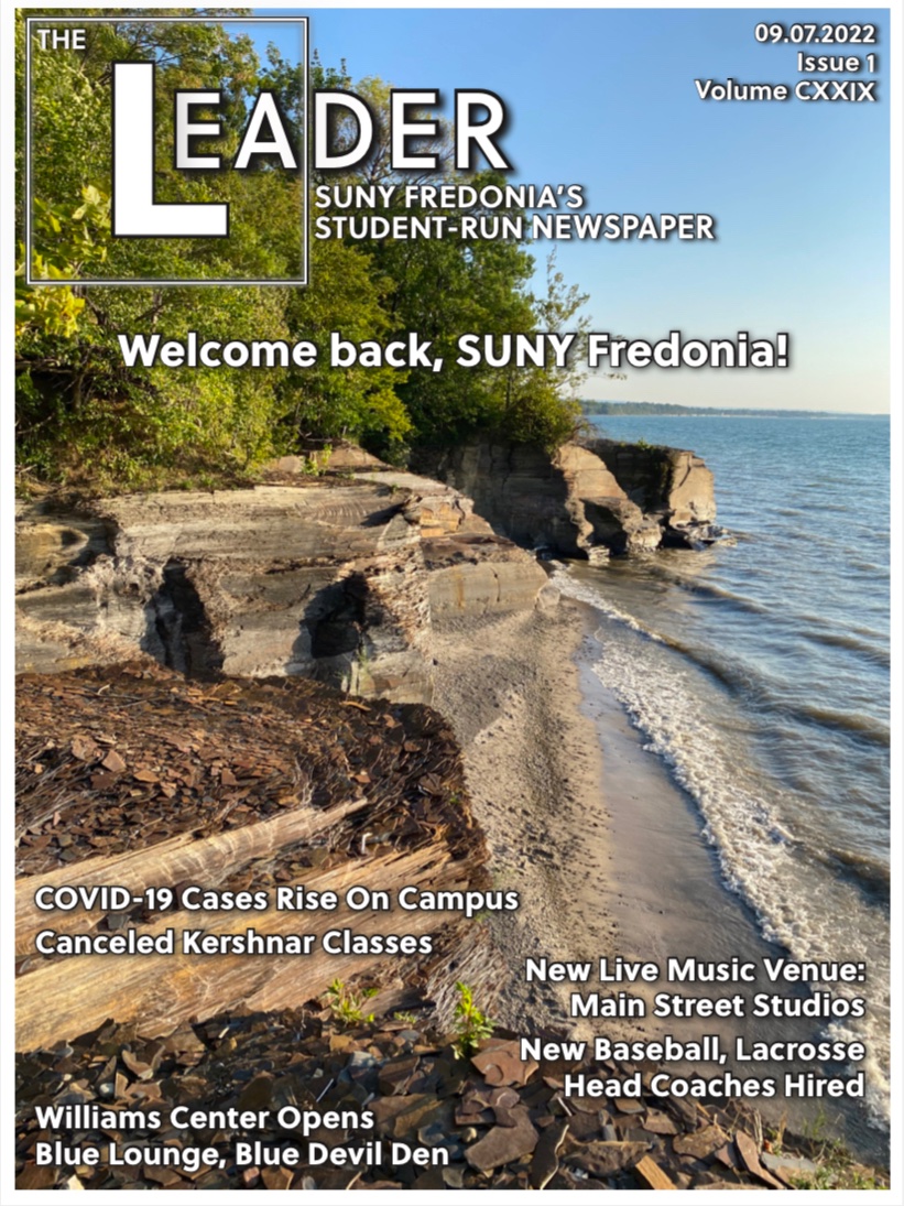 LeaderFredonia's tweet photo. Our first issue of the semester will be released tomorrow morning, and we are celebrating with a party! 🗞️🎉
All are invited to stop by The Leader Office (Williams Center S206) between 10:30 a.m. to 1:30 p.m. tomorrow for cookies, coffee and a brand new issue of The Leader. https://t.co/08onKFUZWN