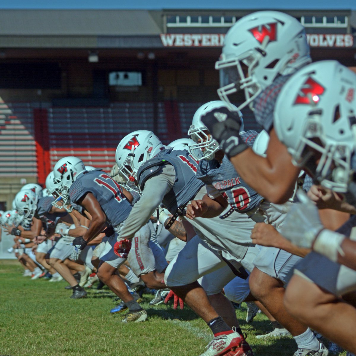 WOU_Wolves's tweet photo. FB | Your Wolves were hard at it this morning getting ready for their home opener this Saturday against Lincoln (CA). 

Get your tickets at https://t.co/L6QuaWvTeJ now! https://t.co/7nKCOPToZt