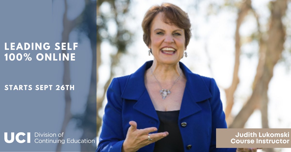 Lead with confidence and emotional intelligence. 

Leading Self Course, 100% online. Enroll by September 12th. 

bit.ly/3aUpAVG