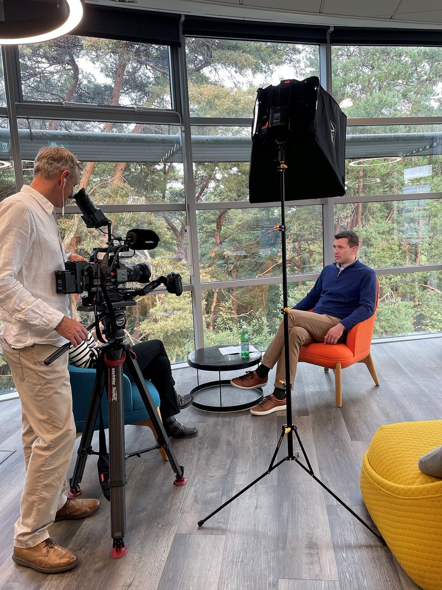 viasat's tweet image. Our UK office was thrilled to welcome ITN TV today for the filming of a new program called This is Space which will be going live during #WorldSpaceWeek2022. 

#Spaceisforeveryone