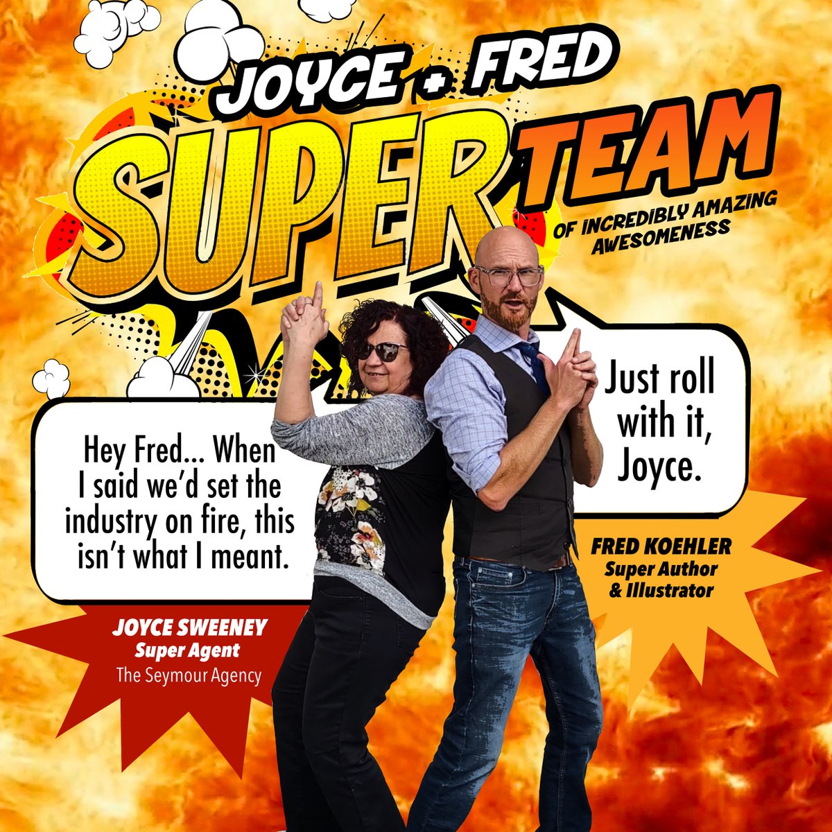 superfredd's tweet image. Thrilled to announce NEW REPRESENTATION with one of my oldest friends in the industry who is now with @seymouragency. Watch out world! Things are about to get SUPER exciting.