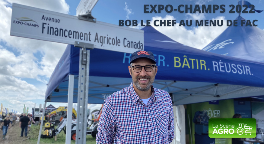 AgroQuebec's tweet photo. Retour sur #ExpoChamps 2022 -  Bob le Chef au menu de @FACagriculture - #Balado @SaraGiard_ https://t.co/RqFMBKshAW @mapaquebec @andrelamontagn2 @upaqc @ConseilTAQ @AlimentsduQc @economie_quebec @AAC_Canada @mclaudebibeau @FACagroaliment @fadq_com @LeBulletin_com @ADAQuebec https://t.co/3EABa9u9n3