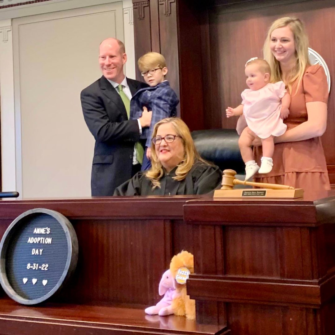 LegacyAdoptions's tweet image. We are thrilled for the “P” Family as they celebrate the #finalization of the #adoption of their baby girl! She can rest easy knowing she has #love that will never leave, a #home where she will always belong and a #family that is forever hers.