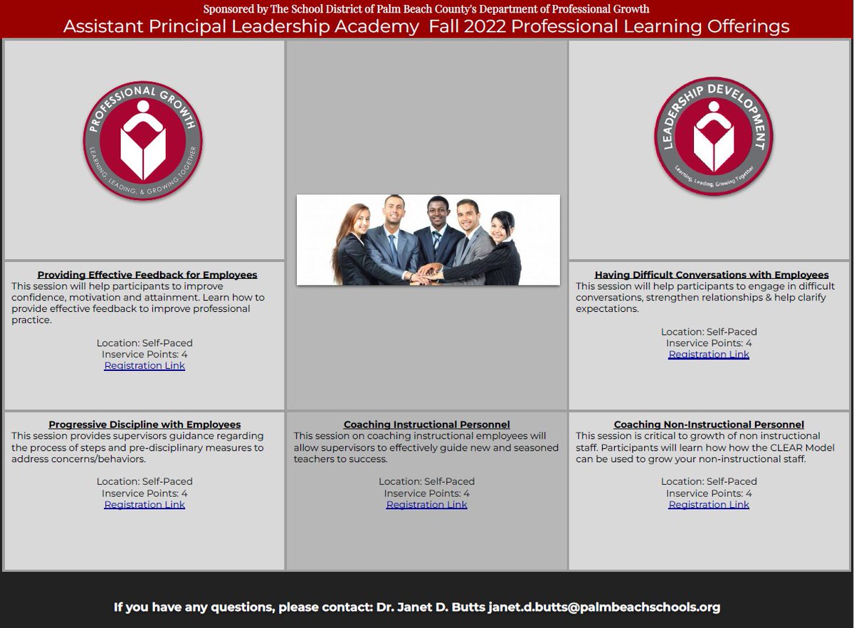 Registration is open for the Fall 2022 Assistant Principals Leadership Academy
#TopTalentGrowsHere