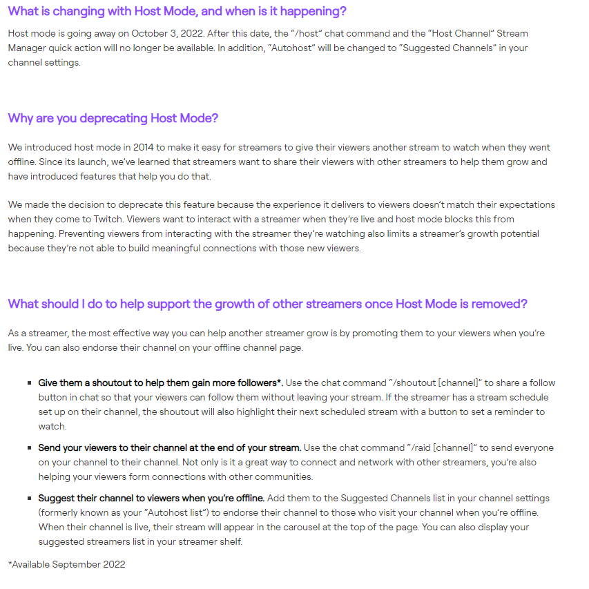 Spoopykait Literally No One Asked Twitch To Remove Host Mode T Co P0jkhlpoh5 Twitter