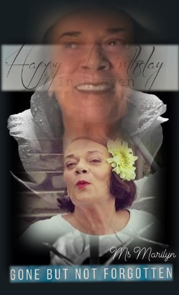 gladysivory3's tweet photo. Happy Heavenly Birthday Ms. Marilyn #Shemarfmoore #SFM #Muchlove #AlwaysRemembered ♥️♥️♥️ https://t.co/7ZoymwgMe8