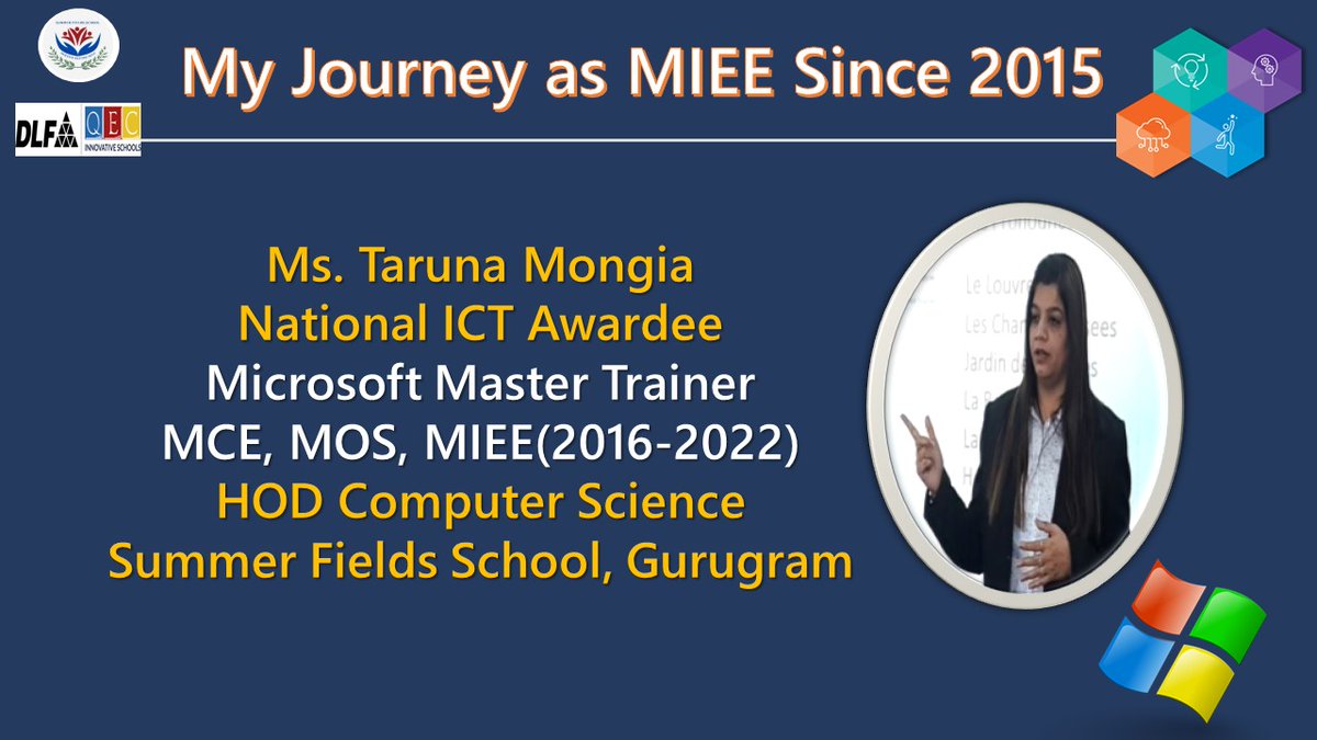 Shared my journey as #MIEE in #ETF and represented my school <a href="/Summer_Fields21/">SUMMER FIELDS SCHOOL, GURUGRAM</a> Thank you principal <a href="/_urmimala_/">Urmimala Sudhakar</a> ma'am for support and guidance. Thanks <a href="/MeenakshiUberoi/">Meenakshi Uberoi</a> <a href="/DePedagogics/">De Pedagogics</a> #MicrsoftEDU