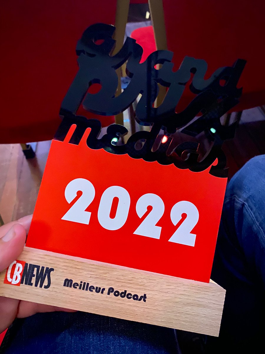 Très heureux que ce prix <a href="/CB_News/">CB News</a> du meilleur podcast vienne récompenser l’incroyable boulot effectué depuis près de 7 mois par les reporters et correspondants de <a href="/int3rnationalRF/">Rédaction internationale de Radio France</a> <a href="/franceinter/">France Inter</a> <a href="/franceinfo/">franceinfo</a> <a href="/franceculture/">France Culture</a> en Ukraine 🇺🇦 🙏👍