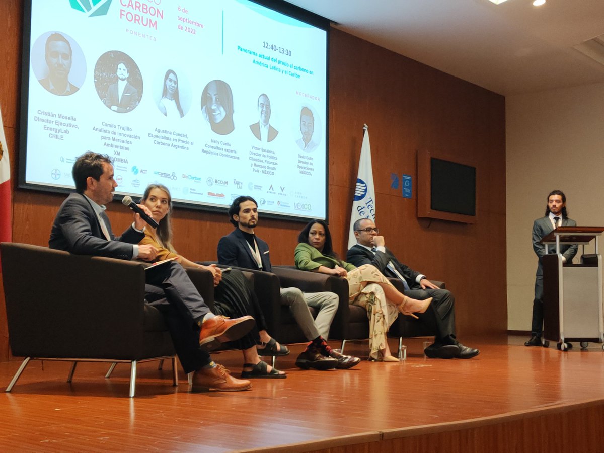 energiahoy's tweet image. #Cobertura| #México, #Argentina, #Colombia, #RepúblicaDominicana y #Chile, abordan sus prácticas en torno al #ImpuestoAlCarbono y esquemas de compensación de #emisiones CO2. @mexico2_pmc @energylab_cl @XM_SA_ESP @aguscundari @energia_mexico @CamiloTrujilloC @cmosellav #MXCF2022