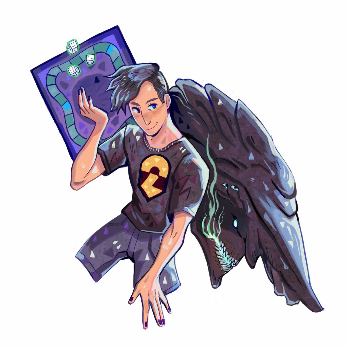 TimberlineGames's tweet photo. Happy #TimberlineTuesday folks! This week we're introducing John (he/him)✨He's here for all things art, and most things spooky!
(Art by @Aranyaksha) #timberlinestudio #timberlinetuesday #redlantern https://t.co/GkU9x61JCI