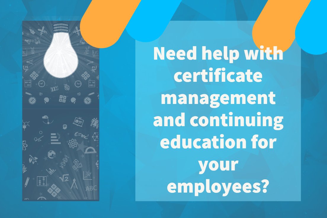 coursettra's tweet photo. We are a full-service LMS, which means we help trainers accomplish their goals to the fullest. We know the importance of continued learning and up-to-date certification processes, so we're here to help! Find out how at https://t.co/9yv99WYzV1

#elearning #etraining #lms https://t.co/Etxk8uibH3