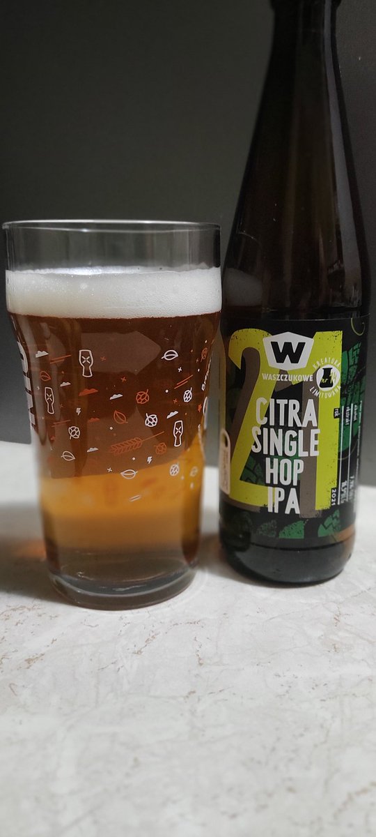 BojanowskiMarek's tweet photo. #128
🍺 Kreatura Nr 14: Citra Single Hop IPA
🇵🇱 Waszczukowe
IPA
Alk. 7.1%
Ekst.wag. 16.5
3.5/5
#craftbeer #polishbeer #IPA #piwokraftowe #Citra #browar #waszczukowe #beerpics #wroclaw @BrowarW https://t.co/30pQIuNfST