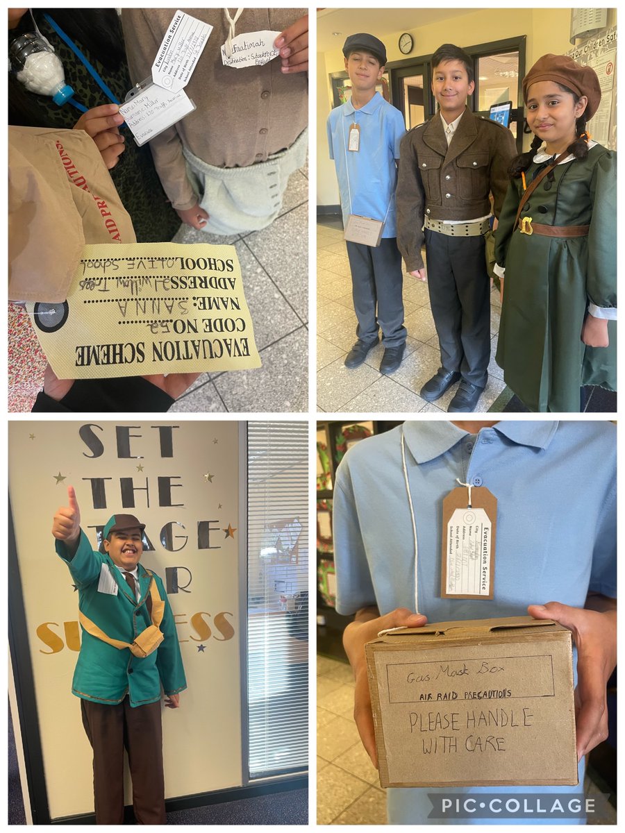 olive_bolton's tweet photo. Our Year 6 #Evacuees are ready to be billeted #WorldWar2 #History #Knowledge #BackInHistory #Ambition #LoveLearning #DressUp #SchoolTrips #LearningHooks #Enthusiasm #ParentPartnership #Creativity #WeAreStar https://t.co/UO6ULGM1LP