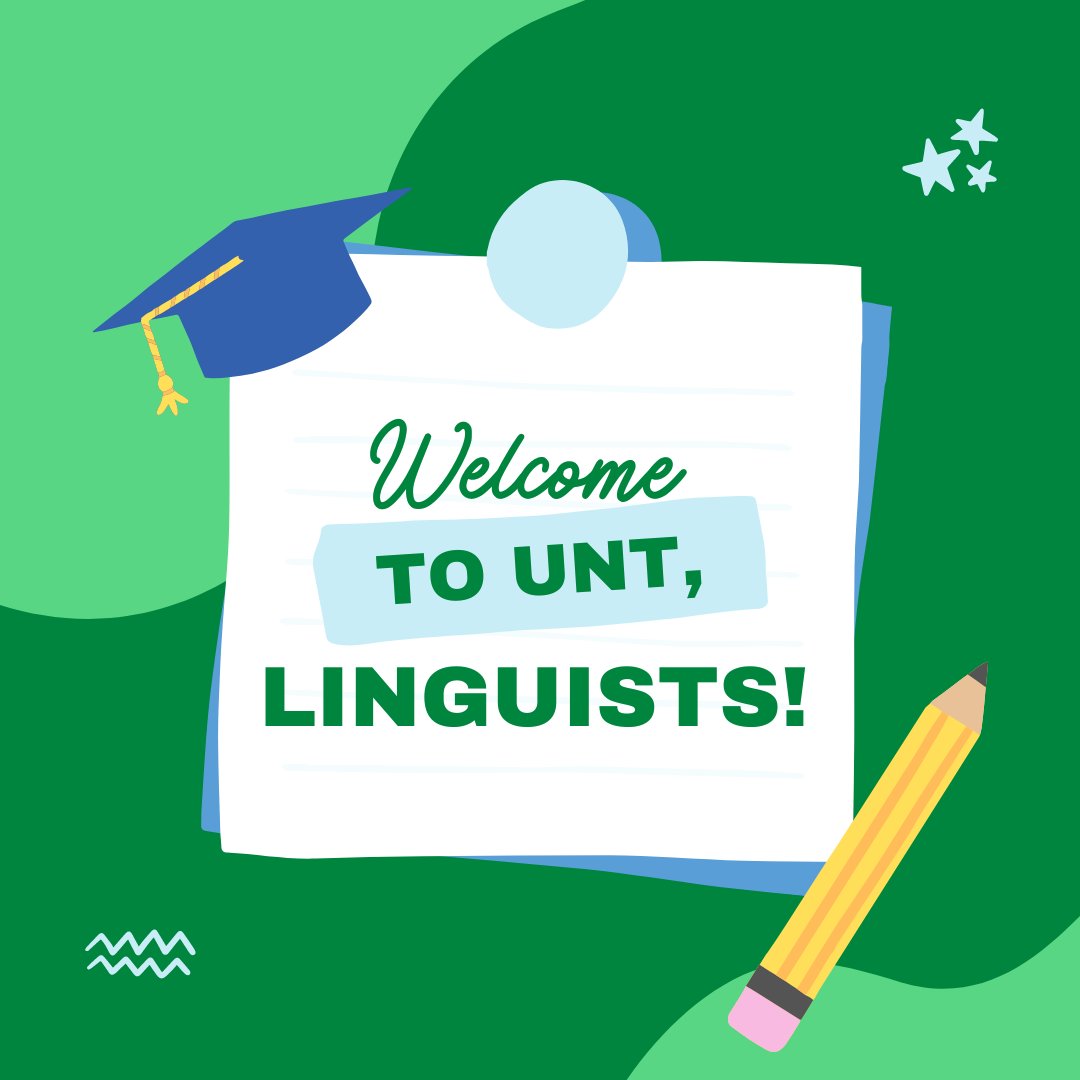 unt_slant's tweet photo. Hello everyone! Welcome back to our returning students and welcome to our new students! We here at SLANT hope you’ve had a great first week and can’t wait to get started this semester. Be on the lookout for information about upcoming meetings! https://t.co/pXghScxEFw