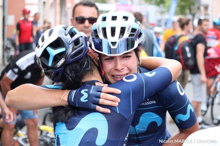 TourArdecheOFF's tweet photo. Bravo à toute l'équipe @movistar pour cette superbe victoire de @Sheyarcoiris ! https://t.co/u6J9qX5YhQ