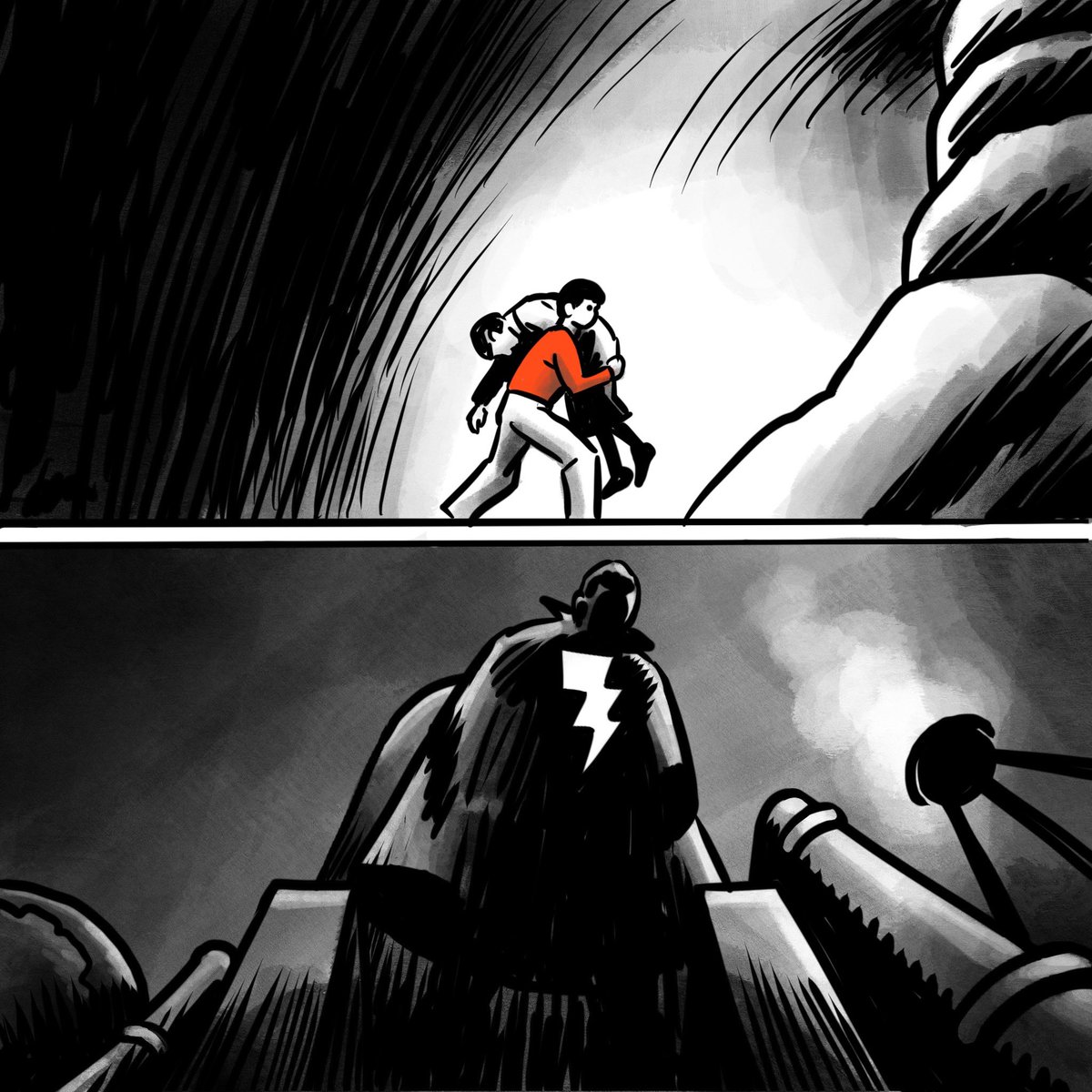 tomscioli's tweet photo. The Origin of Captain Marvel Junior. https://t.co/ptA5wYCNi7