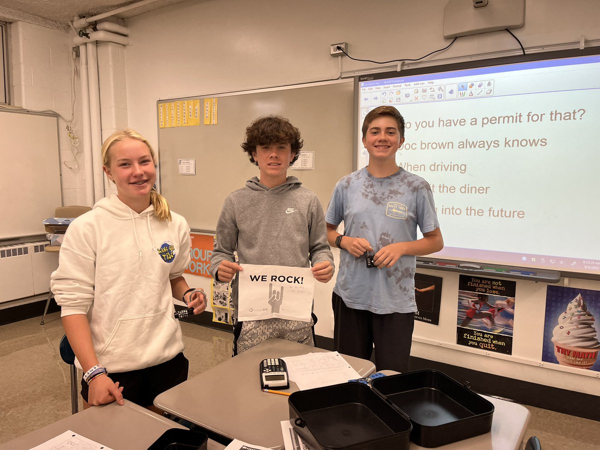 KorianneKrill's tweet photo. Back to the Future Escape Room today in Algebra. So much fun watching them “Break Out” @KenstonKMS #kenstoninspire https://t.co/U3WeTF2Jq4